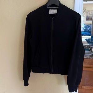 Aritzia Tna Black Bomber Jacket Size XS